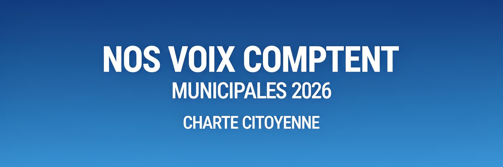Signer la Charte | Nos Voix Comptent